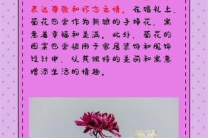 菊花花语与寓意（探索花语背后的含义，了解菊花的象征意义）
