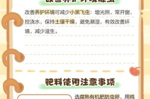 如何有效应对花盆里的小黑飞虫问题（消灭小黑飞虫，保护植物健康）