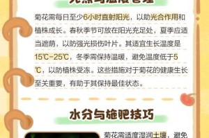 绿菊花的养殖方法和注意事项（打造优美庭院的秘密）